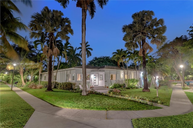 5550 N Bayshore Dr, Miami, FL 33137 - view of front of house featuring a front yard