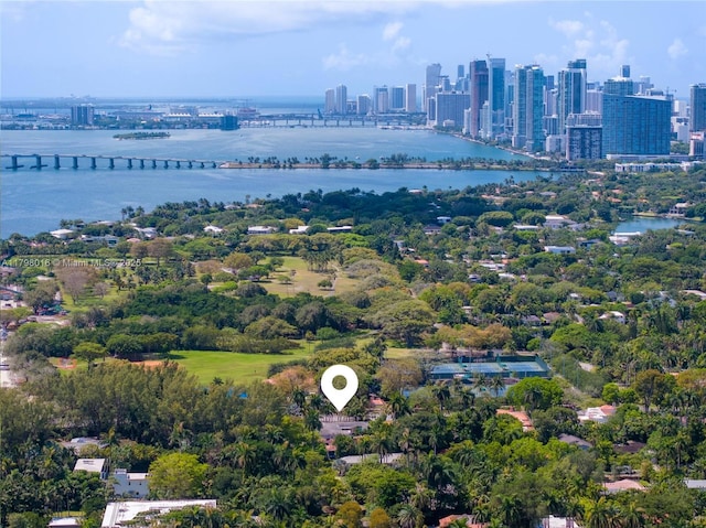 5550 N Bayshore Dr, Miami, FL 33137 - bird's eye view of a nearby body of water and skyline