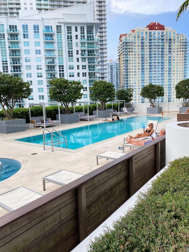 view of community pool