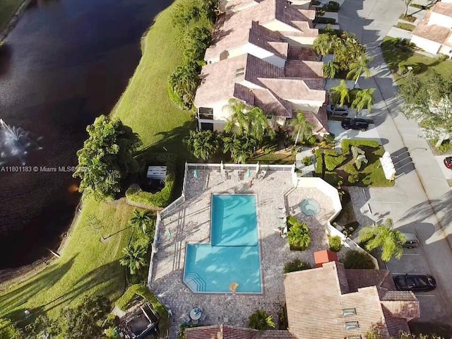 23158 Island Vw Unit 1, Boca Raton, FL 33433 - aerial view of a pool