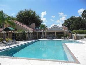 23158 Island Vw Unit 1, Boca Raton, FL 33433 - community pool featuring fence