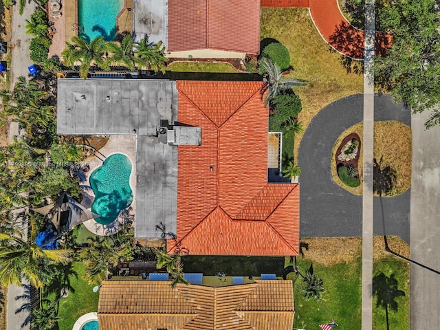 5119 Hayes St, Hollywood, FL 33021 - aerial view of a pool area