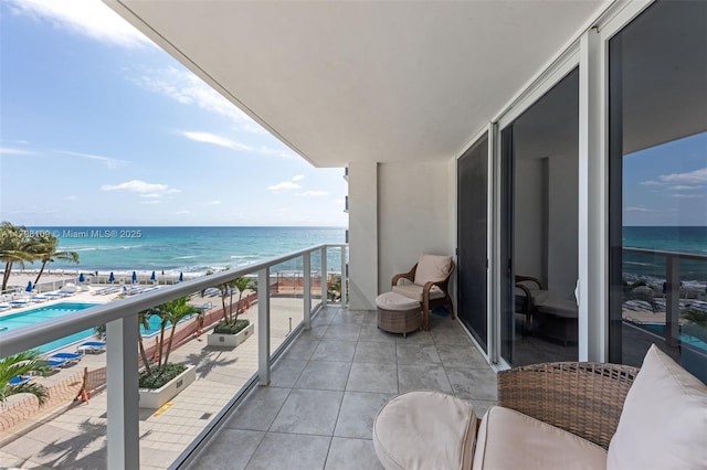 2751 S Ocean Dr Unit 403S, Hollywood, FL 33019 - balcony with a water view and view of pool