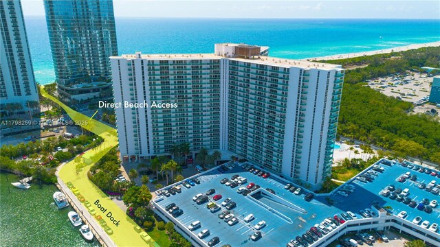 100 NW Bayview Dr Unit 1502, Sunny Isles Beach, FL 33160 - aerial view of a large body of water