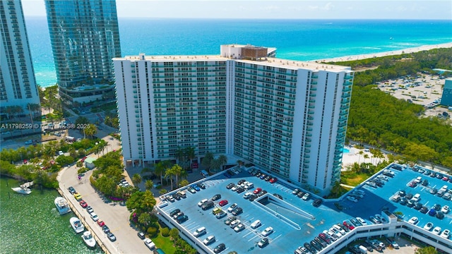 100 NW Bayview Dr Unit 1502, Sunny Isles Beach, FL 33160 - bird's eye view of a nearby body of water