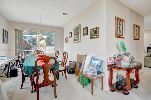 1562 NW 157th Ave, Pembroke Pines, FL 33028 - carpeted dining space with a chandelier