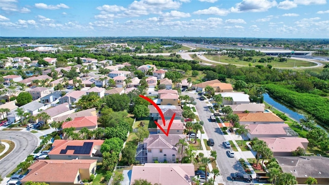 1562 NW 157th Ave, Pembroke Pines, FL 33028 - aerial view of property and surrounding area with nearby suburban area
