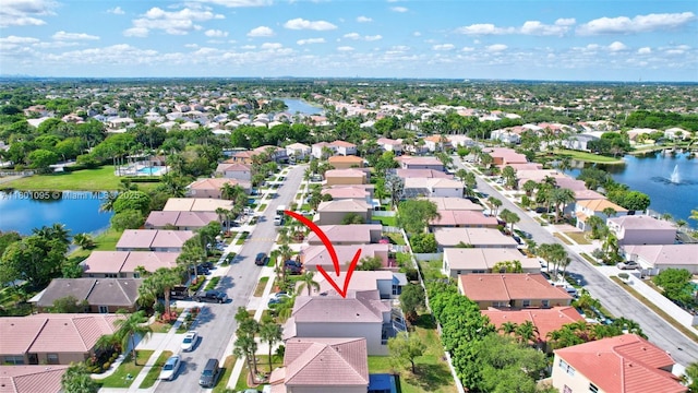 1562 NW 157th Ave, Pembroke Pines, FL 33028 - aerial view of property's location featuring nearby suburban area and a large body of water