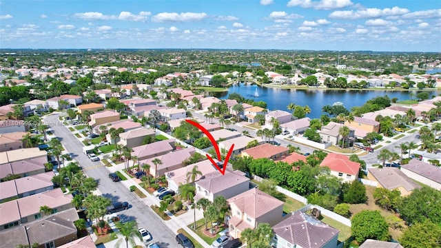 1562 NW 157th Ave, Pembroke Pines, FL 33028 - aerial view of residential area with a nearby body of water