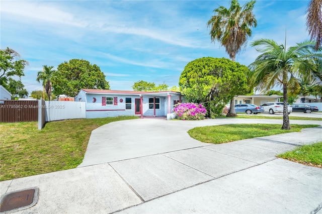 18000 NW 6th Pl, Miami Gardens, FL 33169 - ranch-style home featuring curved driveway