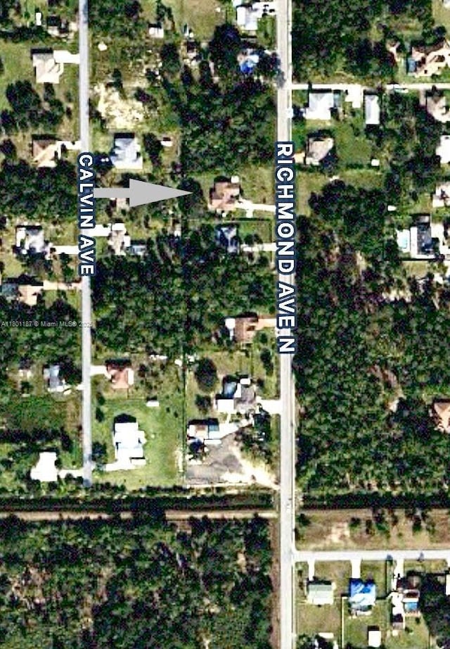 aerial overview of property's location