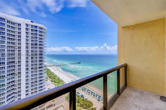 16275 Collins Ave Unit 2002, Sunny Isles Beach, FL 33160 - balcony featuring a water view