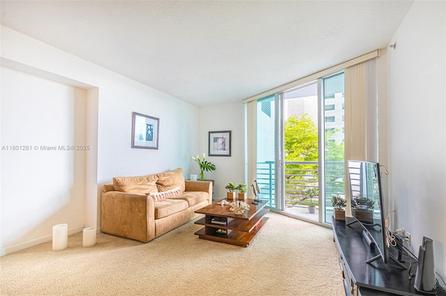 335 S Biscayne Bl Unit 902, Miami, FL 33131 - carpeted living room with floor to ceiling windows