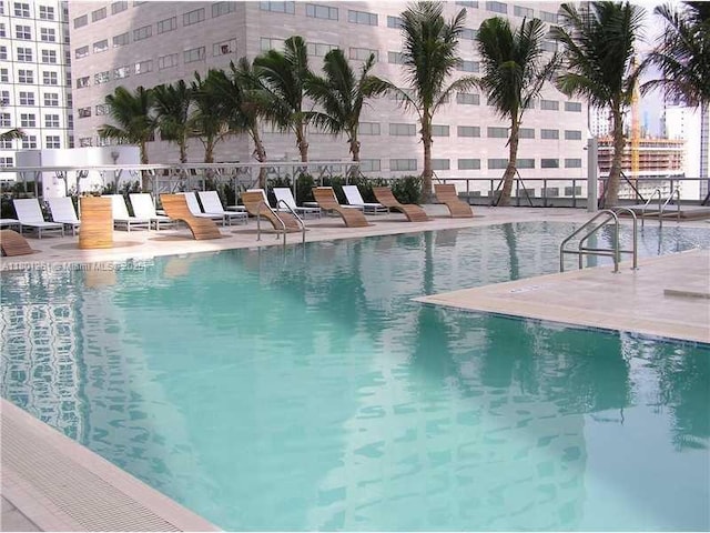 335 S Biscayne Bl Unit 902, Miami, FL 33131 - community pool featuring fence