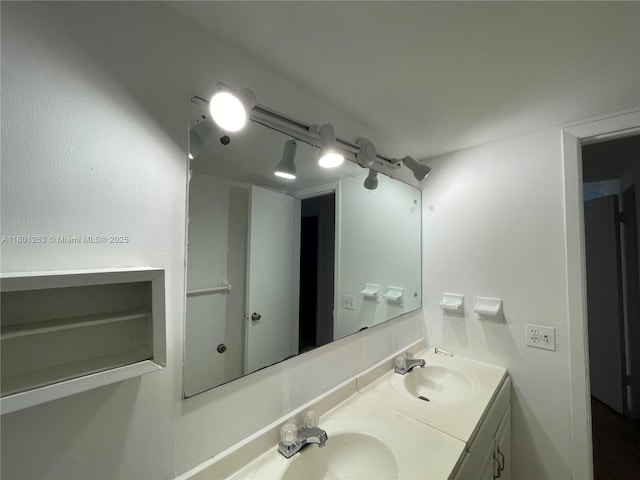 7841 Dunham Blvd Unit 6, Miami, FL 33138 - bathroom with double vanity