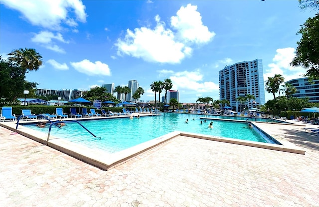600 Three Islands Blvd Unit 905, Hallandale Beach, FL 33009 - community pool with a patio area