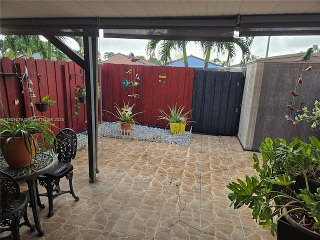 17472 SW 140th Ct, Miami, FL 33177 - view of patio featuring fence