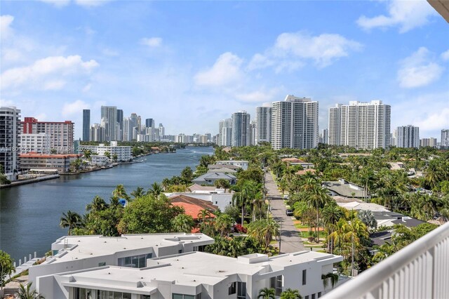 121 Golden Isles Dr Unit 905, Hallandale Beach, FL 33009 - water view with a view of skyline