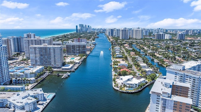 121 Golden Isles Dr Unit 905, Hallandale Beach, FL 33009 - view of urban area featuring a large body of water