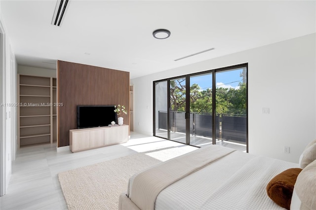 3637 SW 3rd Ave Right, Unit Right, Miami, FL 33145 - bedroom featuring access to outside and a walk in closet