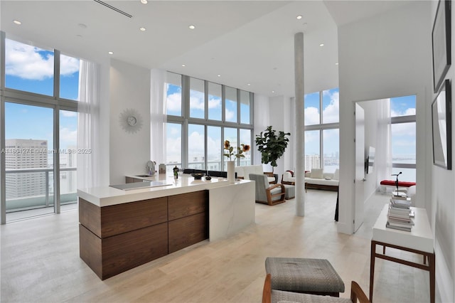 495 Brickell Ave Unit 4102, Miami, FL 33131 - welcome area featuring a towering ceiling