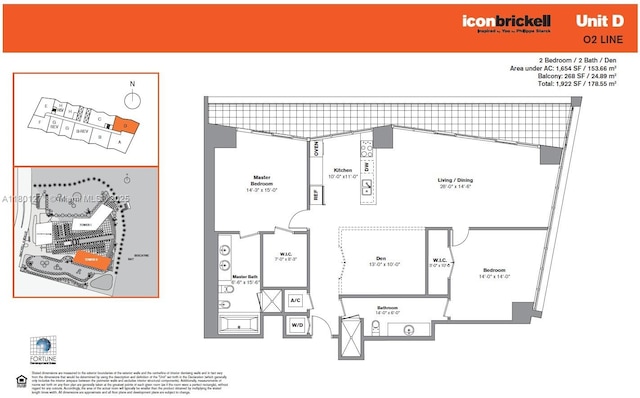 495 Brickell Ave Unit 4102, Miami, FL 33131 - property floor plan