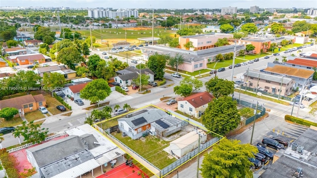 621 E 8th St, Hialeah, FL 33010 - view of urban area with property boundaries highlighted