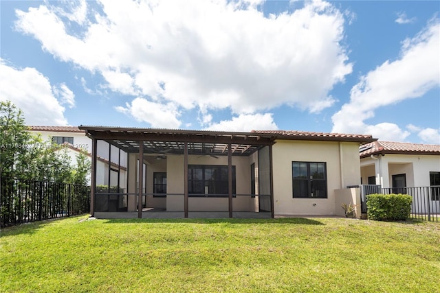 8513 NW 41st St, Cooper City, FL 33024 - rear view of house featuring stucco siding and a tile roof