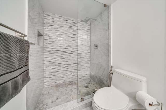 1201 S Ocean Dr Unit 1105N, Hollywood, FL 33019 - bathroom with toilet and a tile shower