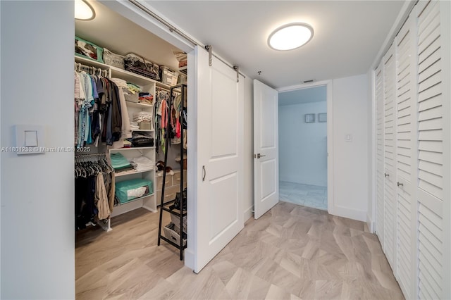 1201 S Ocean Dr Unit 1105N, Hollywood, FL 33019 - corridor with a barn door
