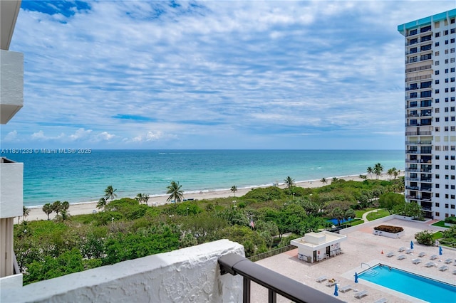 1201 S Ocean Dr Unit 1105N, Hollywood, FL 33019 - water view with nearby beach