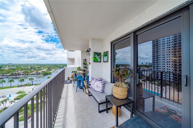 1201 S Ocean Dr Unit 1105N, Hollywood, FL 33019 - balcony featuring a water view and a view of city