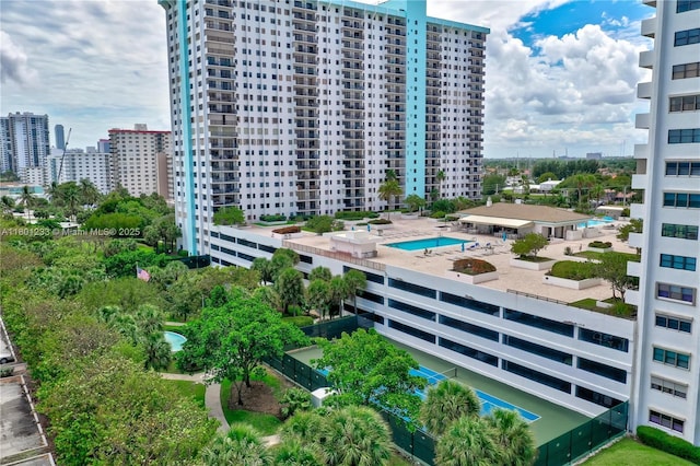 1201 S Ocean Dr Unit 1105N, Hollywood, FL 33019 - view of urban area featuring a pool