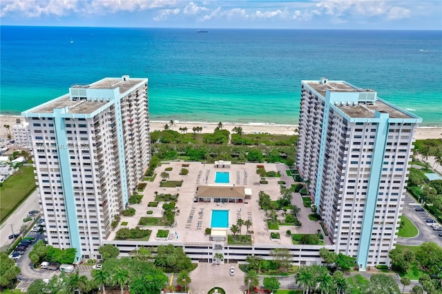 1201 S Ocean Dr Unit 1105N, Hollywood, FL 33019 - aerial view of extended coastline and a pool area