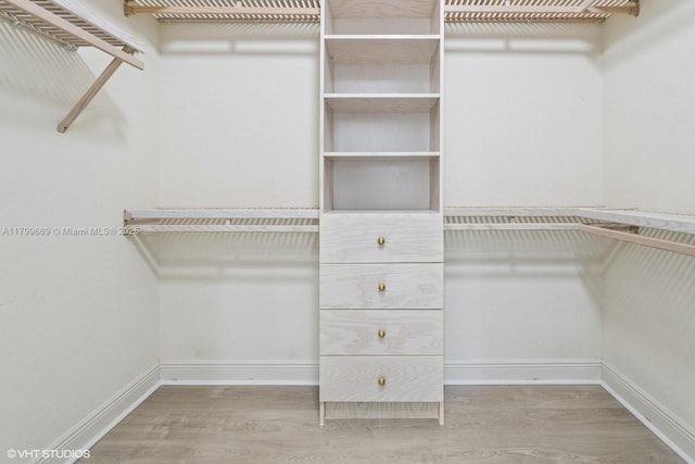 1576 Breakwater Ter, Hollywood, FL 33019 - spacious closet featuring wood finished floors