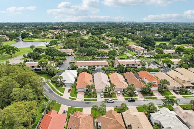21660 Hammock Point Dr, Boca Raton, FL 33433 - aerial perspective of suburban area featuring a nearby body of water