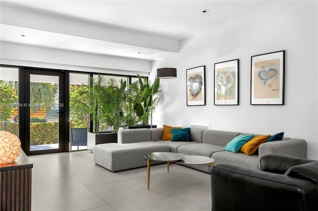 4275 Prairie Ave, Miami Beach, FL 33140 - living room with tile patterned flooring