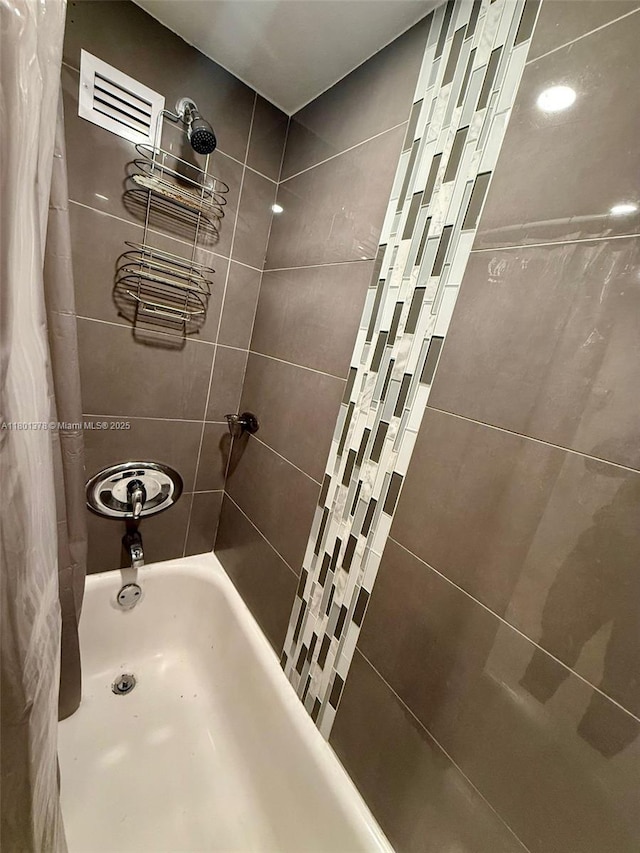 19201 Collins Ave Unit 241, Sunny Isles Beach, FL 33160 - full bathroom with shower / bath combination with curtain