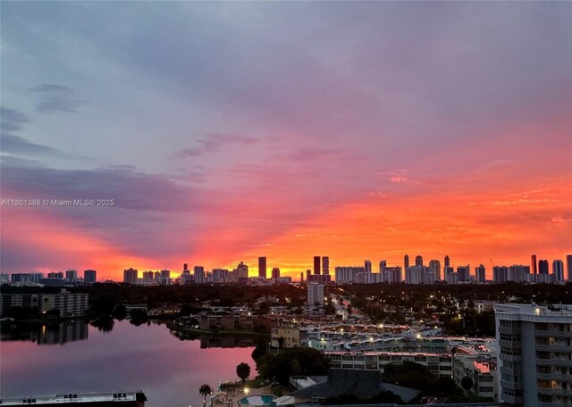 1351 NE Miami Gardens Dr Unit 1416E, Miami, FL 33179 - skyline view with a nearby body of water