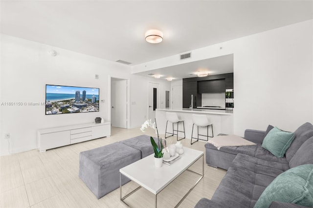 view of living room