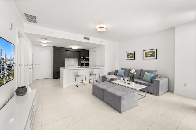 view of living area