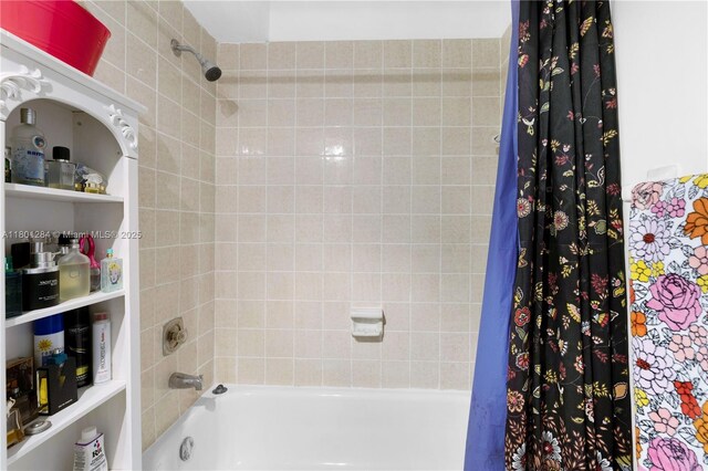 325 NW 72nd Ave Unit 308, Miami, FL 33126 - bathroom with shower / bathtub combination with curtain