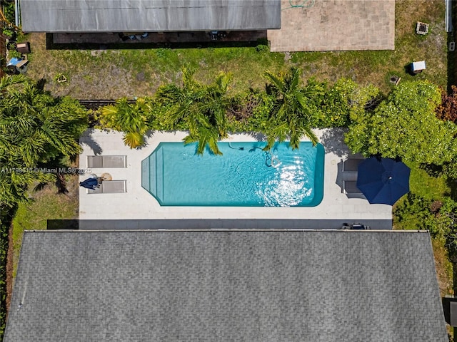 2421 NW 102nd Way, Pembroke Pines, FL 33026 - view from above of property with a pool