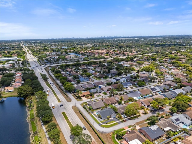 2421 NW 102nd Way, Pembroke Pines, FL 33026 - aerial overview of property's location featuring a large body of water and nearby suburban area