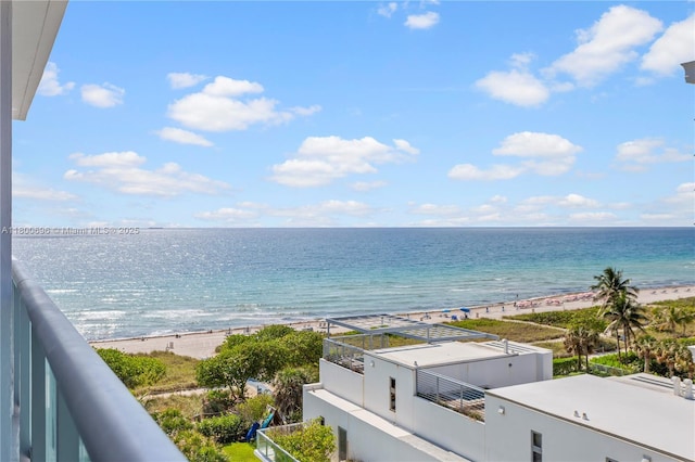 9511 Collins Ave Unit 806, Surfside, FL 33154 - water view featuring local beach