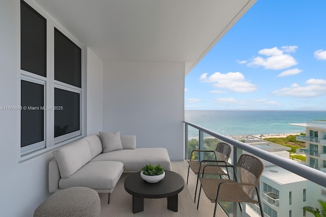 9511 Collins Ave Unit 806, Surfside, FL 33154 - balcony featuring a water view