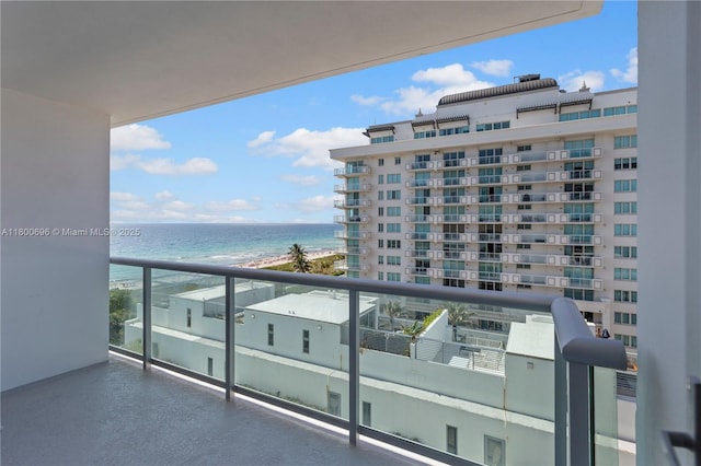 9511 Collins Ave Unit 806, Surfside, FL 33154 - balcony with a water view