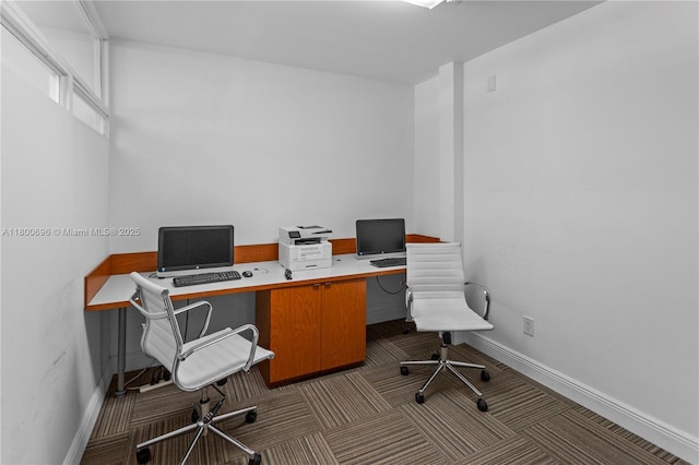 9511 Collins Ave Unit 806, Surfside, FL 33154 - office area featuring baseboards