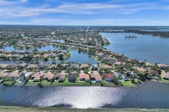 3360 SW 195th Ter, Miramar, FL 33029 - aerial perspective of suburban area featuring a large body of water