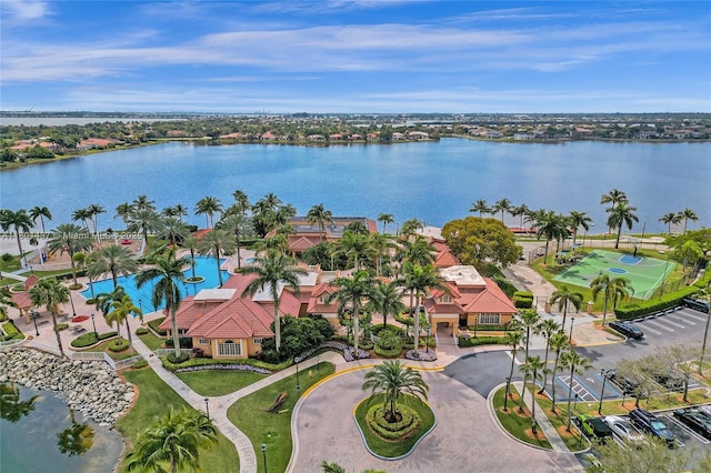 3360 SW 195th Ter, Miramar, FL 33029 - drone / aerial view of a nearby body of water and a pool